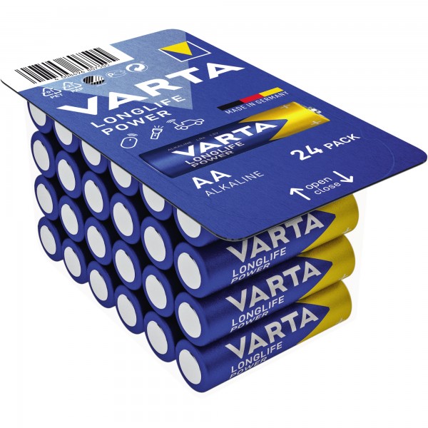 Varta Batterie Longlife Power 4906301124 AA 1,5V 24 St./Pack.
