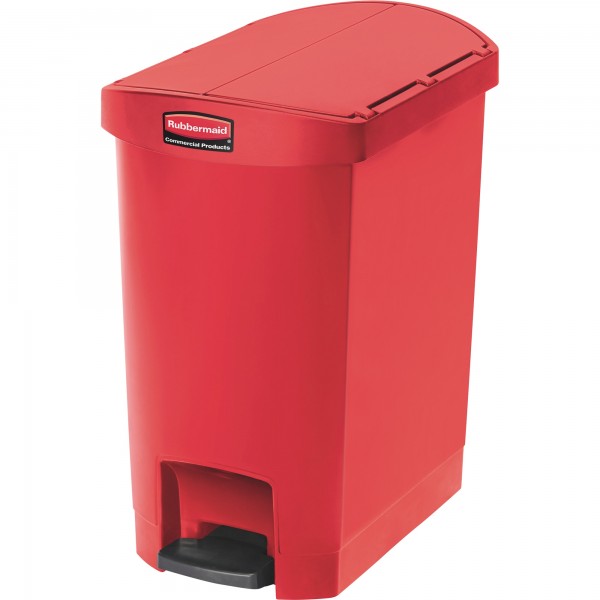 Rubbermaid Tretabfalleimer Slim Jim 1883565 Kunststoff 30l rot