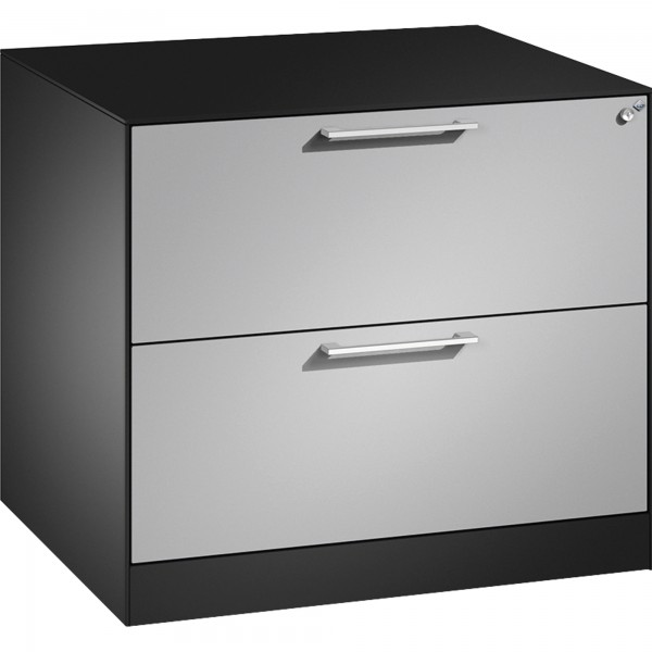 C+P Hängeregistraturschrank Asisto 146273212S10056 A4 2bhg sgr/wsalu