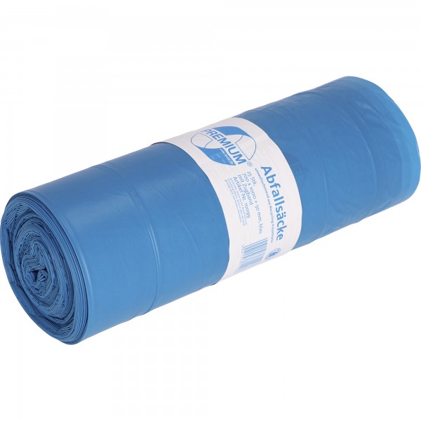 PREMIUM Müllbeutel 10099 Zugband LDPE 120L blau