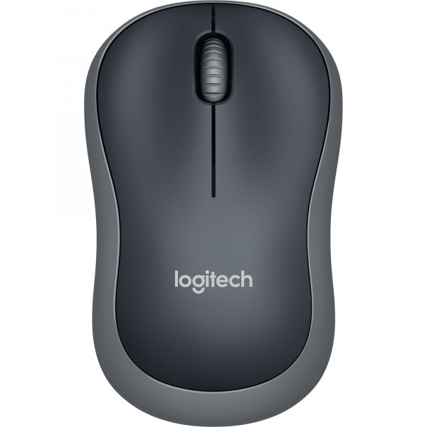 Logitech Mouse 910-002238 M185 cordless USB schwarz/grau