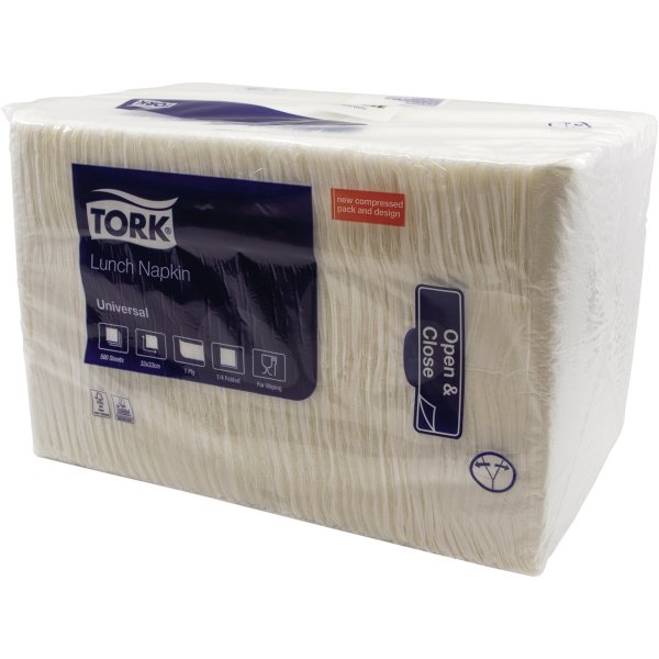 Tork Universal Serviette 509300 1lg 33x33cm weiß 4.000 St./Pack.