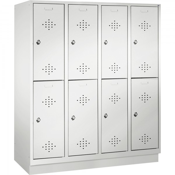 C+P Doppelspind 832042S10015 Sockel 8Fächer B1590mm lgr/lgr
