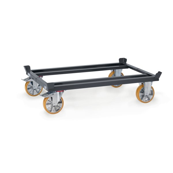 fetra Paletten-Fahrgestell PU-Räder 1210x282x810mm