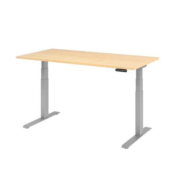 Hammerbacher Schreibtisch el 160x80cm si/ahorn