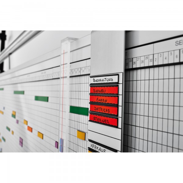 magnetoplan Personalplaner 3703055 5Tage/Woche für 80Mitarbeiter