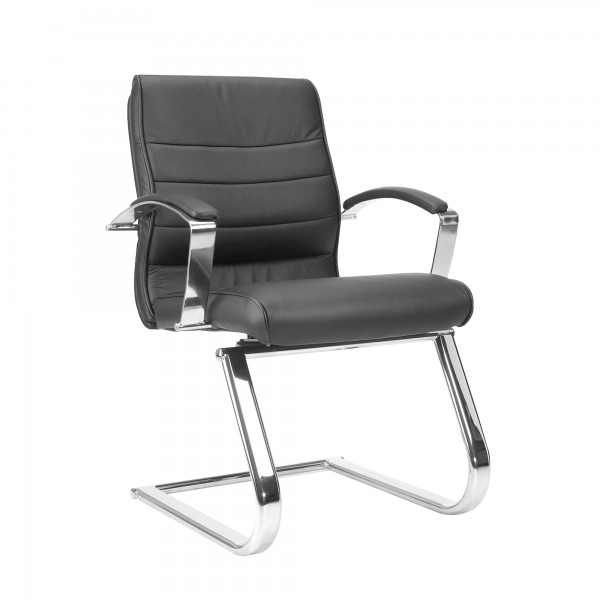 Topstar Besucherstuhl TD Lux 15 Leder sw