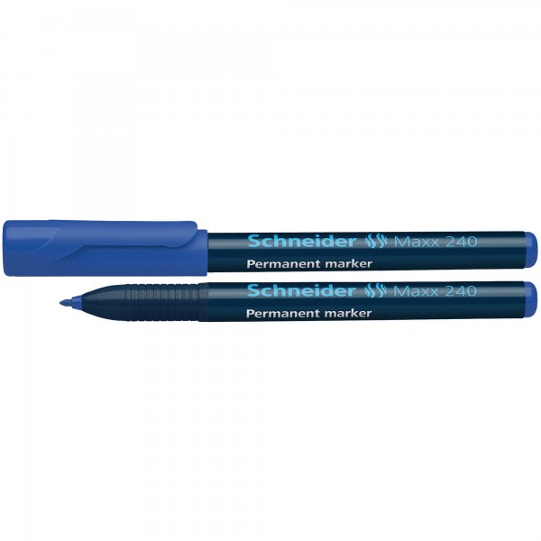 Schneider Permanentmarker Maxx 240 124003 1-2mm Rundspitze blau