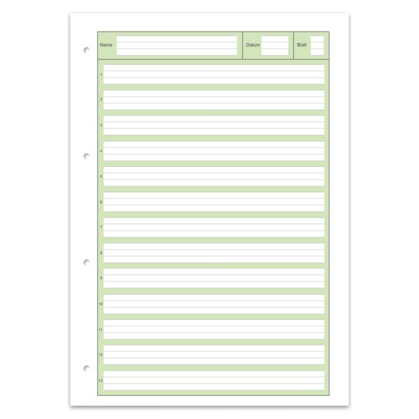 Staufen Arbeitsblätter-Block Style 0 A4 80g 50Bl Lin1 lin