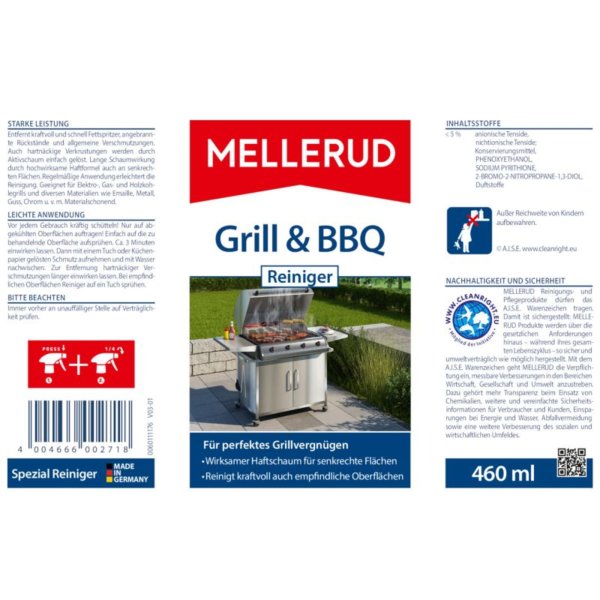 Mellerud Grill-/BBQ Reiniger 0,46l