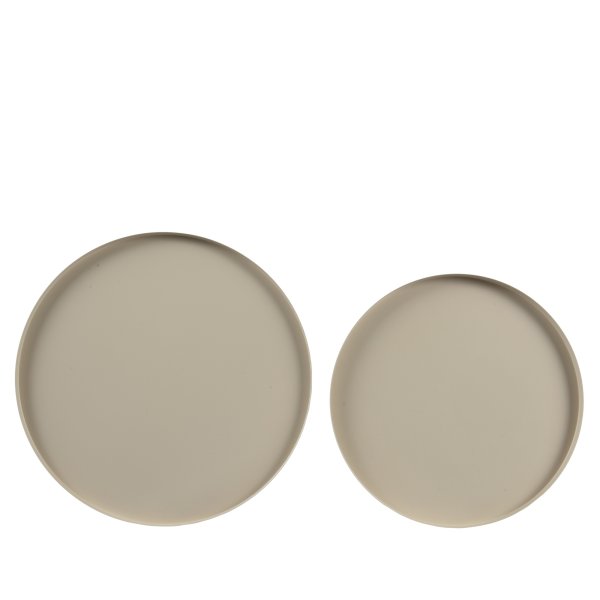 DECORIS Tablet 2er Set sand