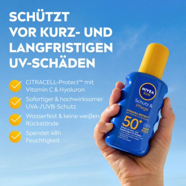 Nivea sun Sonnenschutzspray LSF50+ 200ml