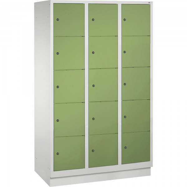 C+P Fächerschrank 8020325S10000 Sockel 15Fächer B1200mm lgr/rgn