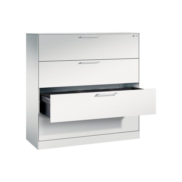 C+P Hängeregistraturschrank Asisto A4 3bahnig lgr/lgr