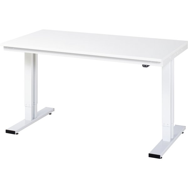 RAU Werktisch 1500x800x720- 1120mm elektrisch M-Platte