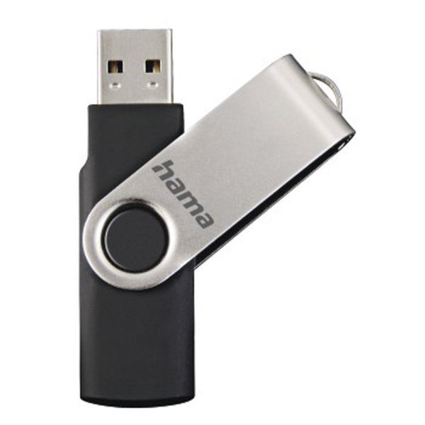 Hama USB-Stick FlashPen Rotate 00090891 8GB USB2.0 sw/si