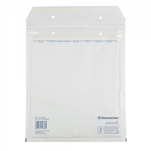 Soennecken Luftpolstertasche 2282 E/2 210x265mm hk ws 5 St./Pack.