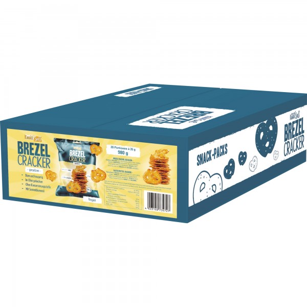 HELLMA Brezel Cracker 70103472 VEGAN 35g 28 St./Pack
