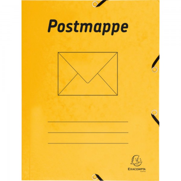 Exacompta Postmappe 55549B DIN A4 Karton gelb