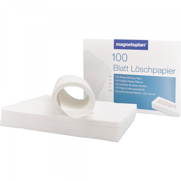 Magnetoplan Löschpapier 12296 Papier creme100 Bl./Pack.