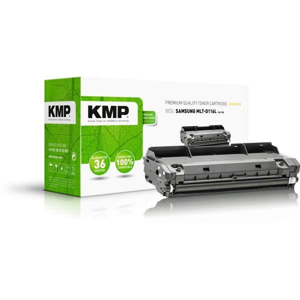 KMP Toner SA-T68 wie Samsung MLT-D116L 3.000S. sw