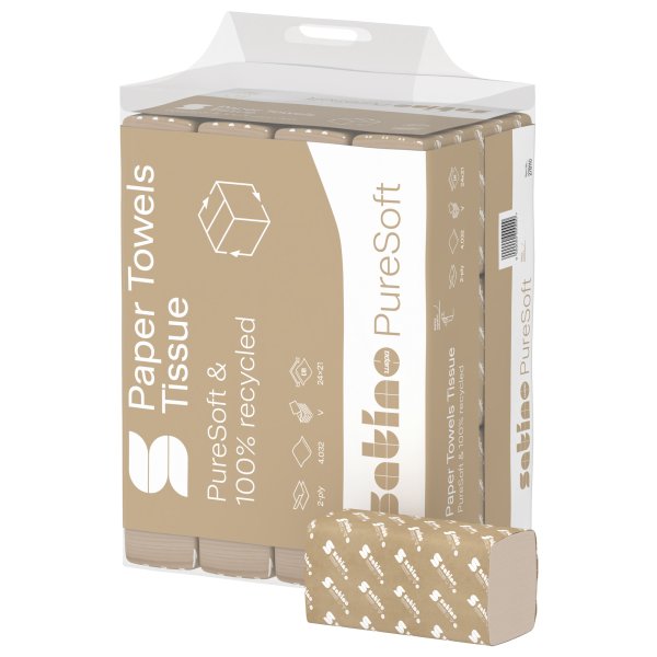 Satino Papierhandtuch PureSoft 2lg 12x336Bl