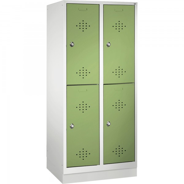 C+P Doppelspind 832022S10091 Sockel 4Fächer B810mm lgr/rgn