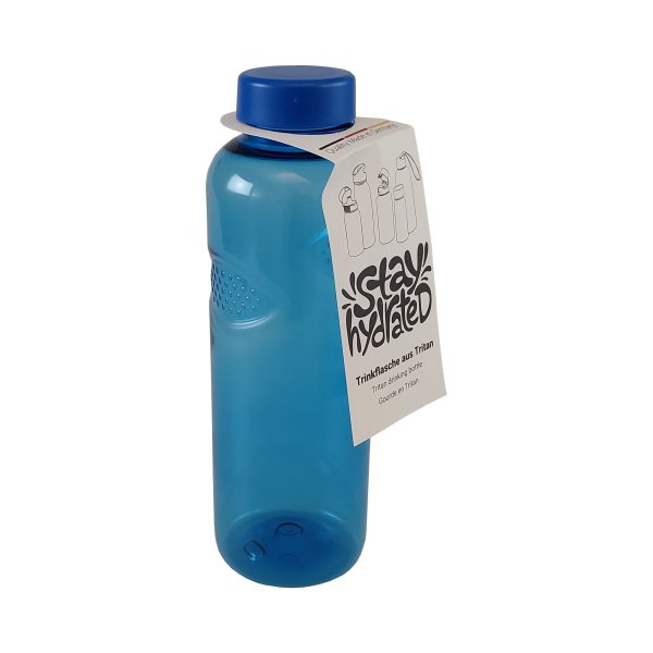 elasto Trinkflasche Carve Refresh 1l tr-bl/bl