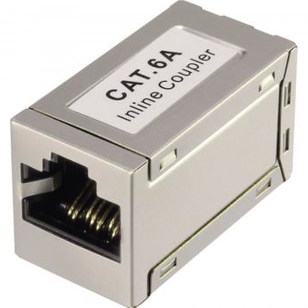 Renkforce Netzwerk Adapter RJ45 RF-4723812 CAT 6a weiß