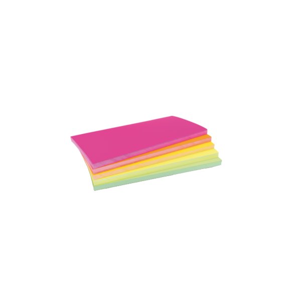 magnetoplan ModKarte Neon Rechteck 200x100 sort 250St