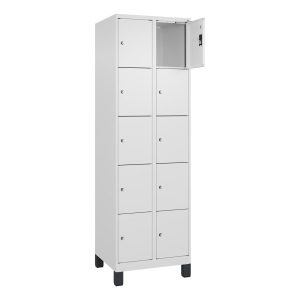 C+P Spind Evolo PLUS Füße 10Fä 1950x600x500 vws/vws