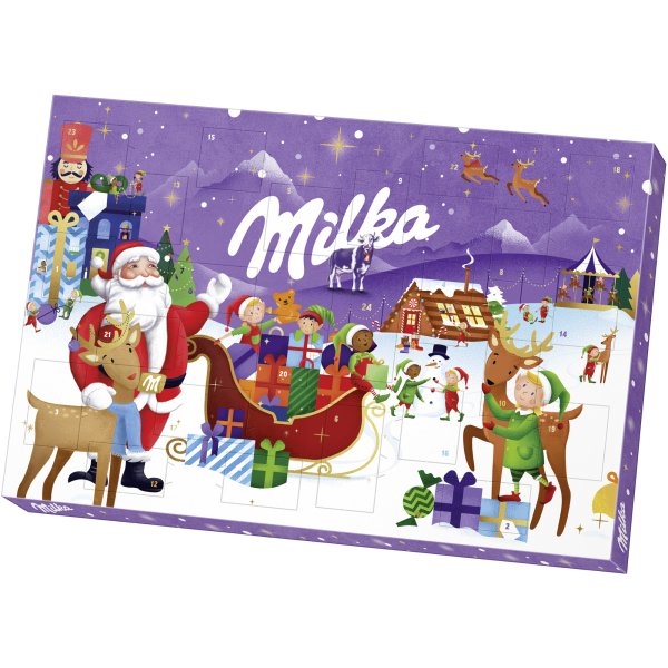 Milka Adventskalender Schokolade 200g