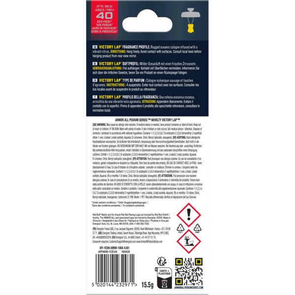 Armor All Lufterfrischer Logo Car Victory Lap