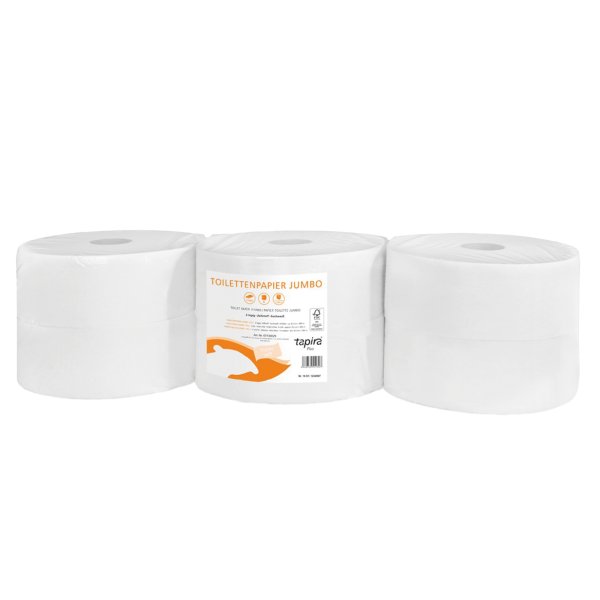 tapira plus Toilettenpapier Jumbo 2-lg 6St