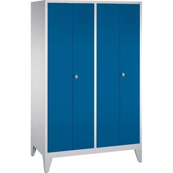 C+P Doppelspind 801240S10012 Füße 4Abteile B1190mm lgr/ebl