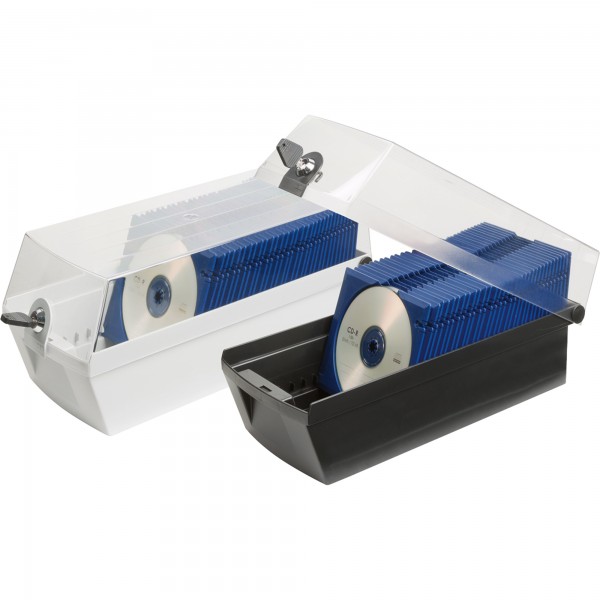 HAN CD-Box MÄX 60 9260-13 60CDs Schloß schwarz