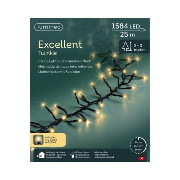 Lumineo Lichterkette Excel Lights LED 2500cm