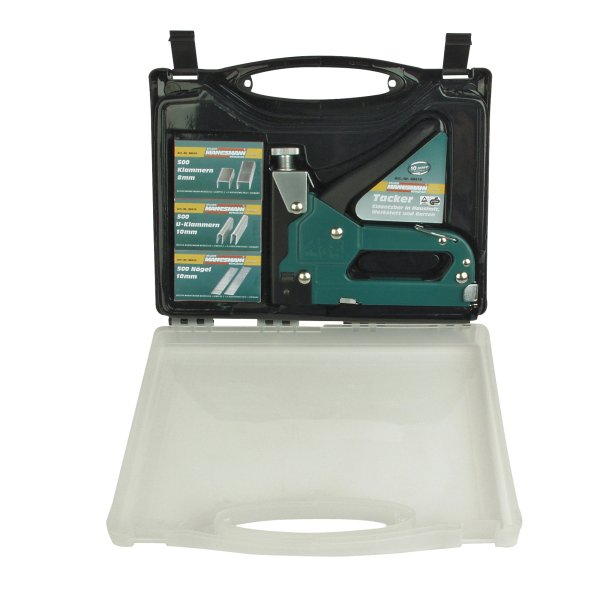 Brüder mannesmann Handtacker M +500Klammern/500 Nägel