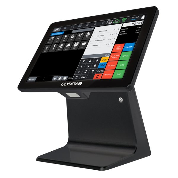 Olympia Registrierkasse TS10 +Scanner sw