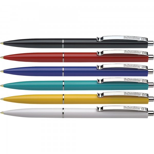 Schneider Kugelschreiber K15 3080 mit Metallclip farbig sortiert