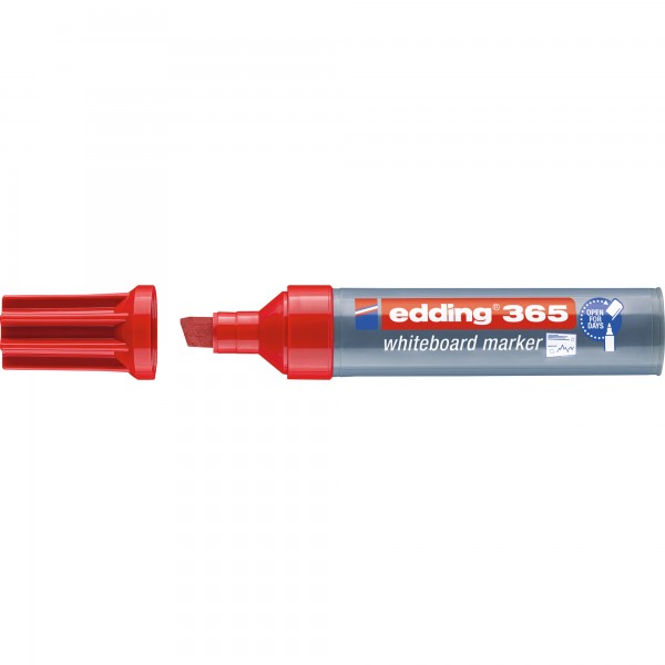 edding Whiteboardmarker 365 4-365002 2-7mm Keilspitze rot