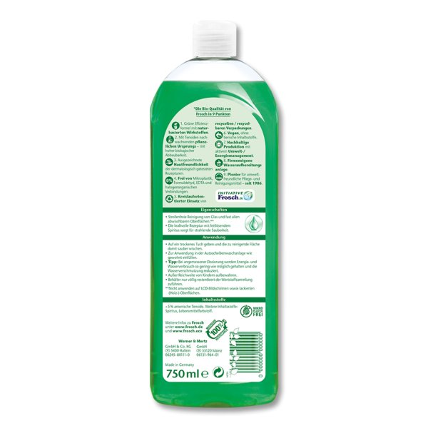 Frosch Glasreiniger+Spiritus 750ml