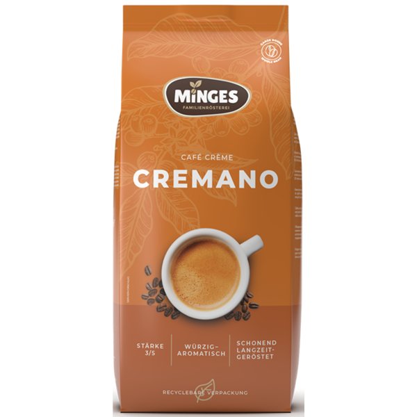 Minges Kaffee Cremano Bohne 1kg