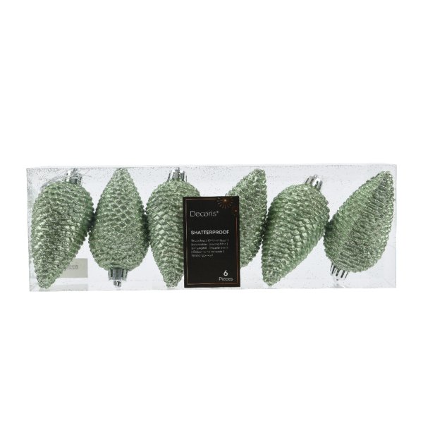 Decoris Zapfen Mix mgn 6St