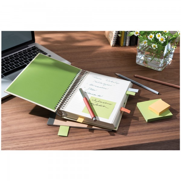 Post-it Haftnotiz Recycling Notes 654-1B 76x76mm ge 6St