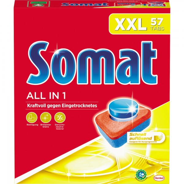 Somat Spülmaschinentabs All in 1 57 St./Pack. 10002146