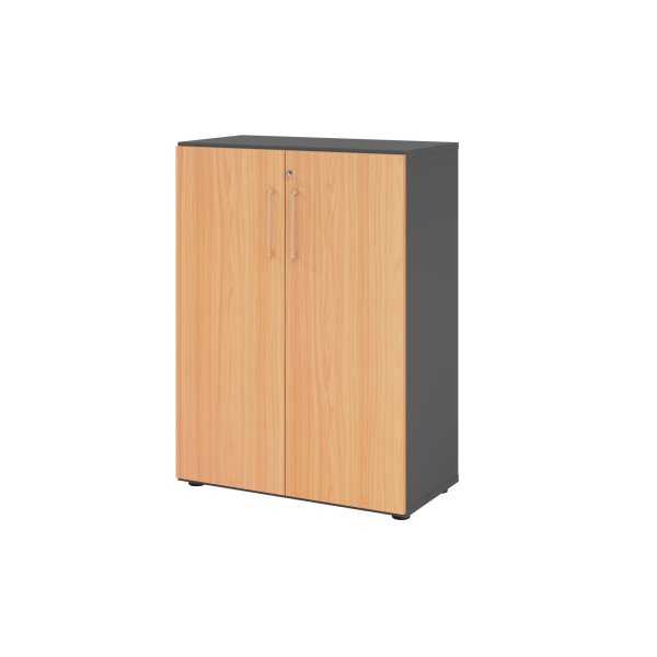 Hammerbacher Regal 3OH Türe gp/Buche