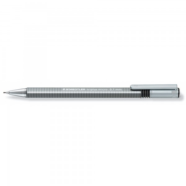 STAEDTLER Druckbleistift triplus micro 774 27 0,7mm B +Radierer grau