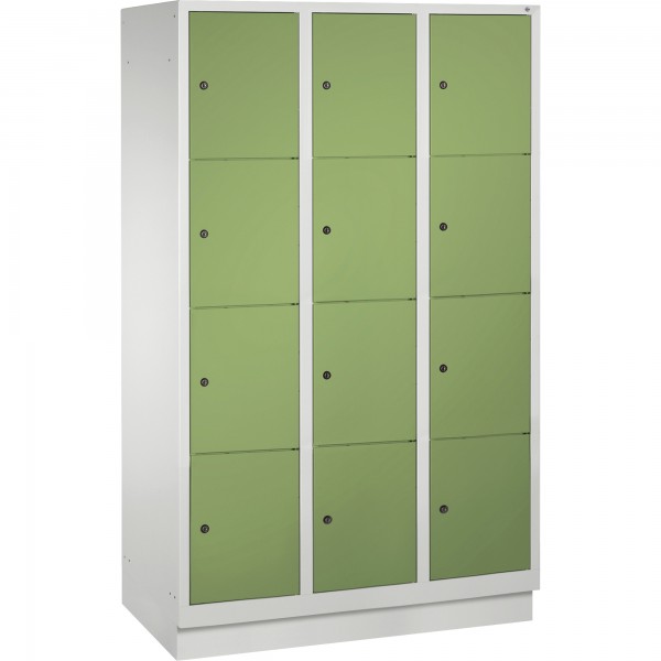 C+P Fächerschrank 8020324S10074 Sockel 12Fächer B1200mm lgr/rgn