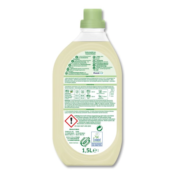Frosch Waschmittel Baby 1,5l
